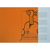 Notenblock - DIN A5 quer 4 Sys. 50 Blatt