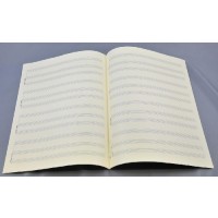 Notenpapier - Bach hoch 4 x 3 Systeme