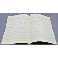 Notenpapier - Bach, 5x3 Systeme Trio