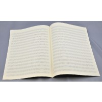 Notenpapier - Bach hoch 16 Systeme